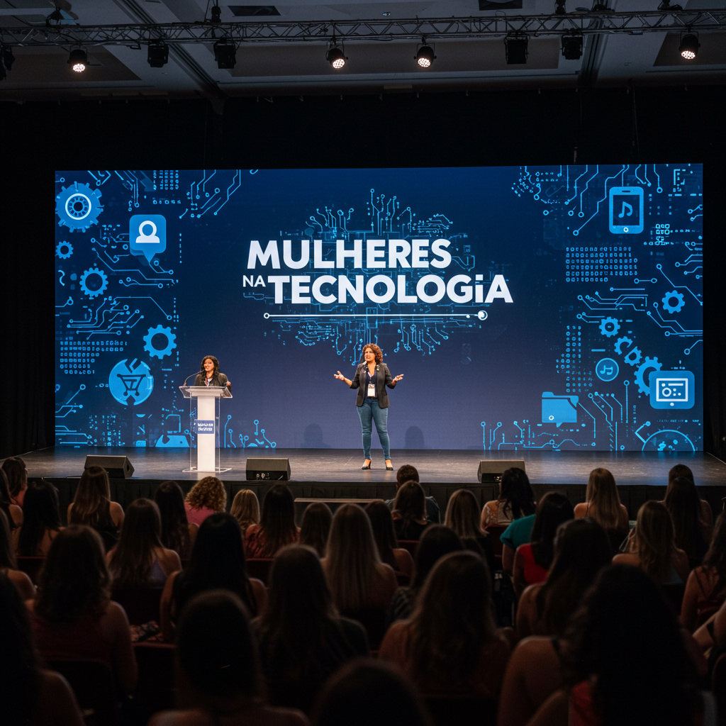 Palestra sobre tecnologia para mulheres